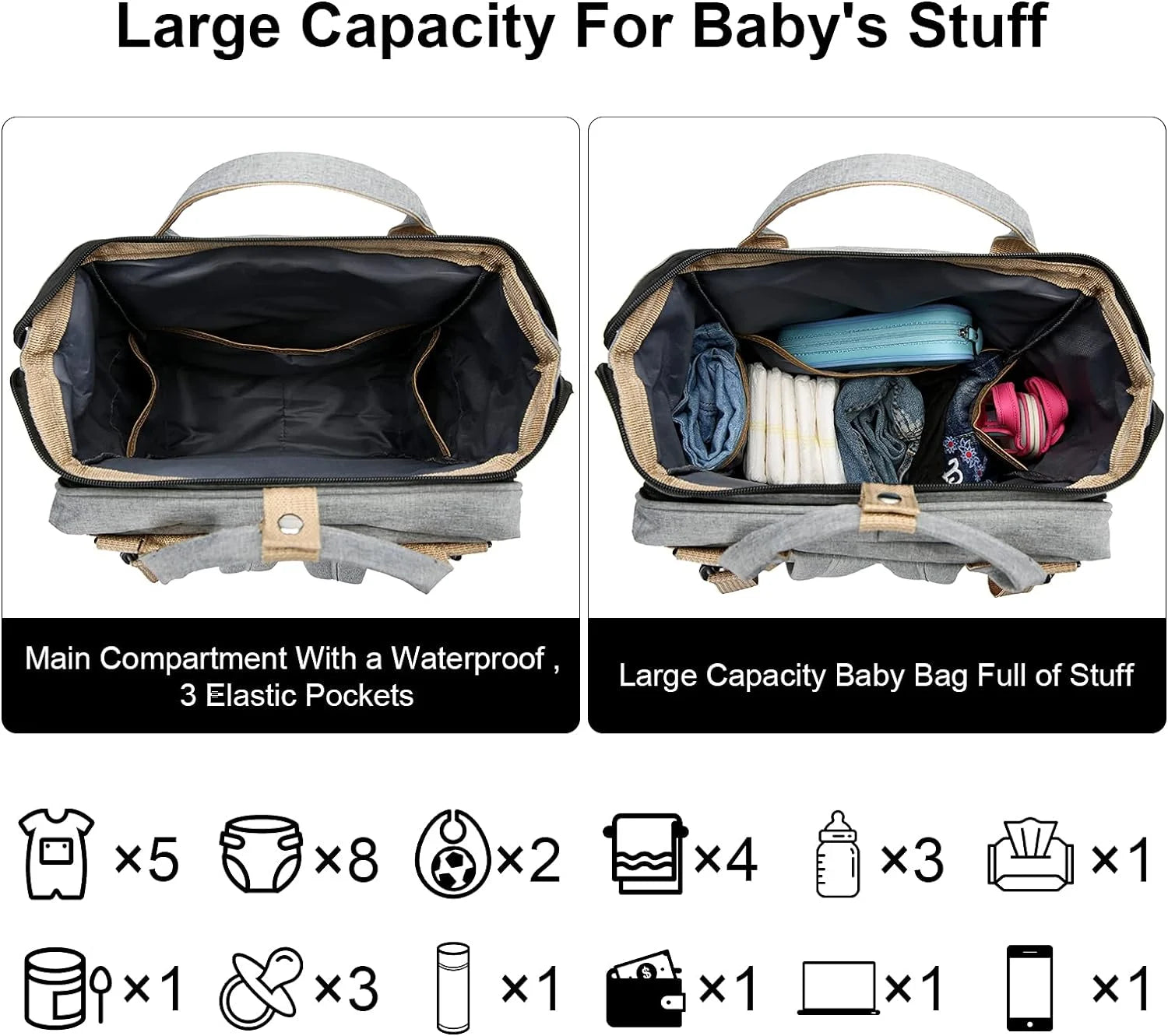 Snuggle Pack Diaper Bag Backpack