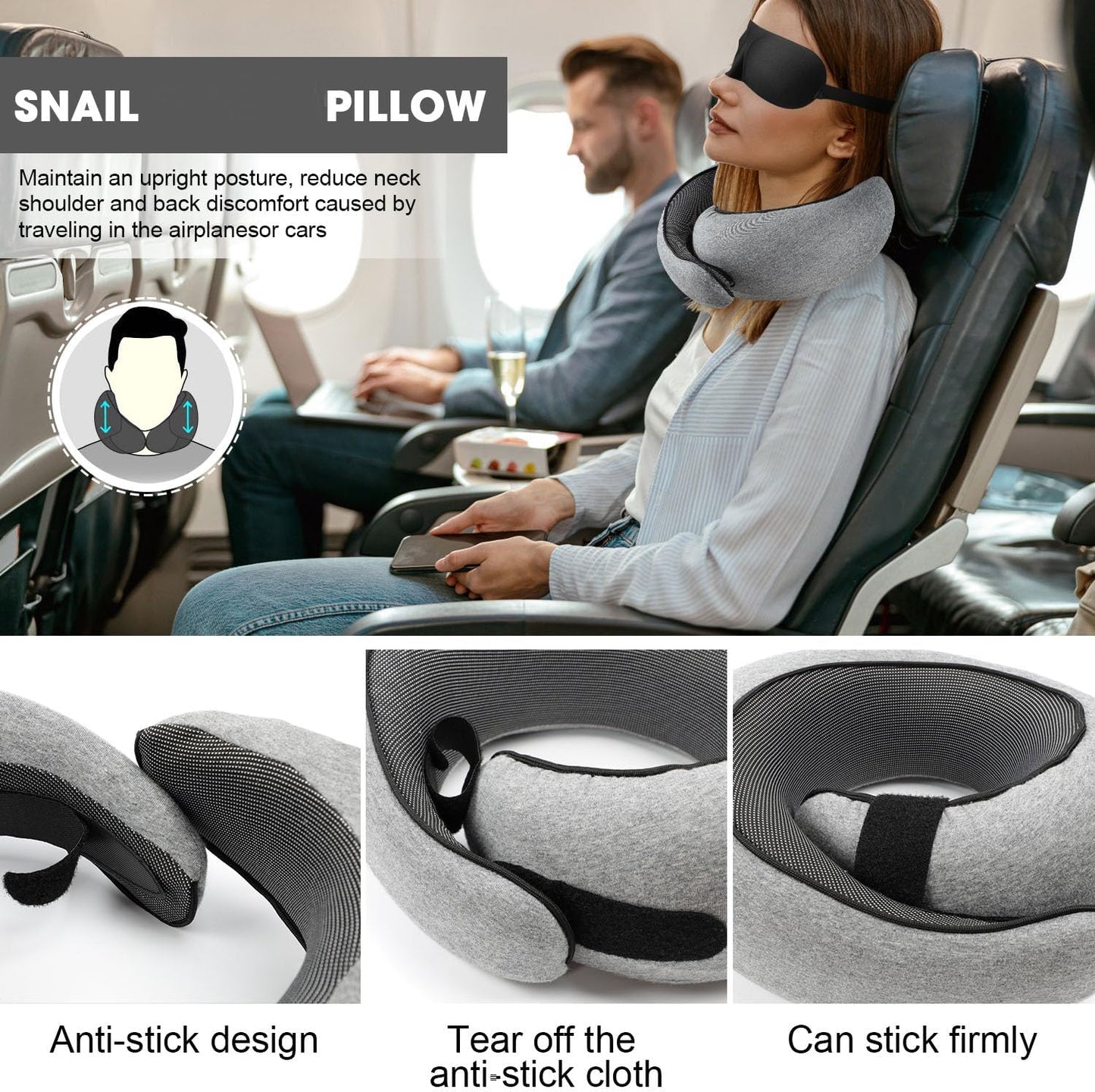 Global Essentials Unique Travel Pillow