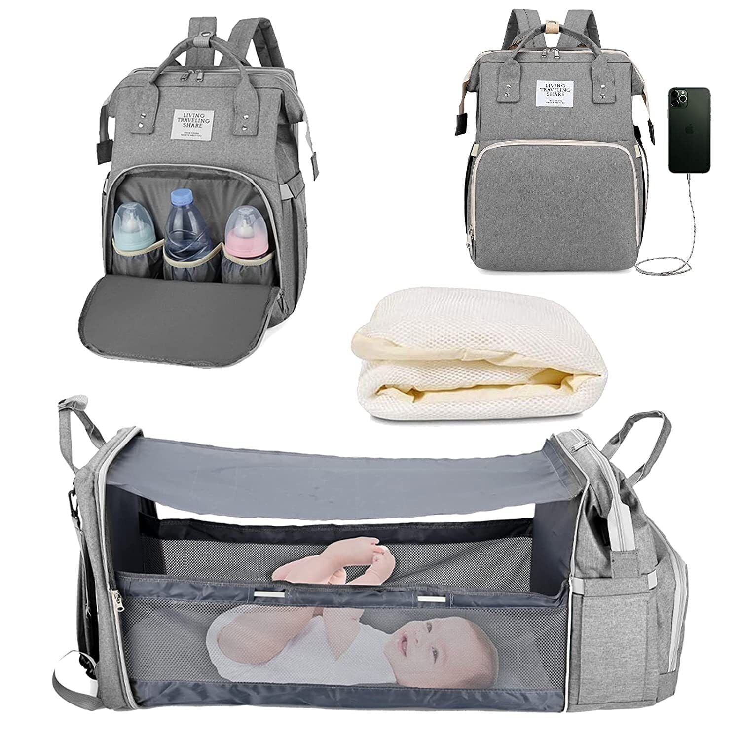 Snuggle Pack Diaper Bag Backpack