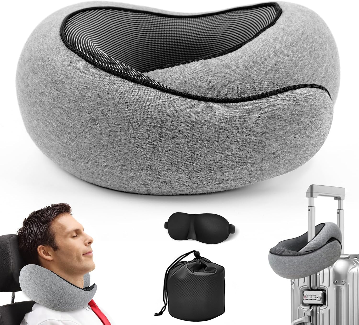 Global Essentials Unique Travel Pillow