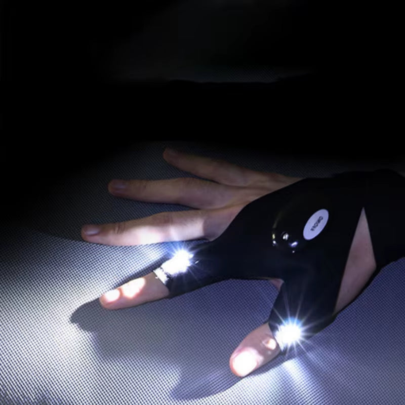 Global Essentials LED Flashlight Luminous Gloves