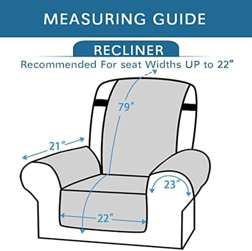 Global Essentials 100% Waterproof Double Protection Recliner Chair Cover Protector